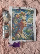 Zestaw do Haftu Diamentowego 5D 30x40 -  Kobieta