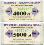 Bilety MPK Kraków - 4000zł, 5000zł reklama