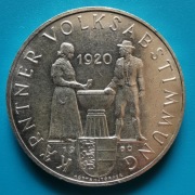 25 szylingów 1960 Austria Plebiscyt w Karyntii   Ag 0,800 waga 13 g