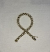 Złota bransoletka z diamentami dla kobiet