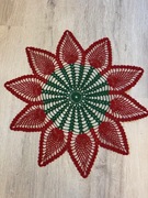 Serwetka szydełkowa pozłacana 