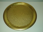 Patera metalowa złota talerz metalowy kolor złoty Taca 