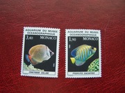 Monako 1986 MNH Mi. 1766/67 Fauna Ryby