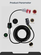 NOWA ŁADOWARKA WALLBOX 11KW 3-FAZY 16A TYP 2 +ETUI