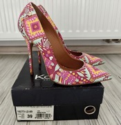 Kazar Anastacia piękne wysokie szpilki skóra roz.39