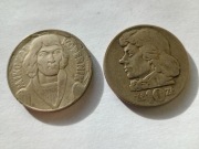 1959-1960 rok. 10zł PRL. Kopernik oraz Kościuszko. Rzadsze.