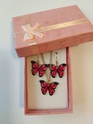 Zestaw biżuterii.posrebrzany