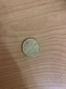 Moneta 20 euro cent Espania Hiszpania 1999 r.