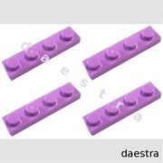 LEGO 3710 PŁYTKA 1x4 średni lawendowy / Medium Lavender - 4 szt