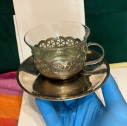 filizanki prl zsrr produkcji rosyjskiej vintage 80