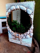 LUSTRO Z UPCYKLINGU - DIY ( naturalne tworzywo )