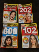 Zestaw 4 krzyżówek korona