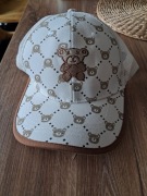 nowa czapka z daszkiem dla dziecka 80% bawełna regulacja z tyłu na rzepę