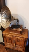 Gramofon Patefon Juwel Electra. Sprawny. Stan bardzo dobry. Po renowacji.  