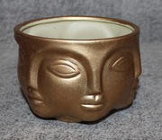 Ceramiczna doniczka / osłonka twarze