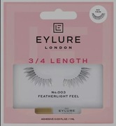 Eylure, sztuczne rzęsy z klejem, 3/4 LENGTH Featherlight Feel  No. 003