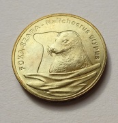 Moneta 2 zł Foka szara  Halichoerus grypus 2007