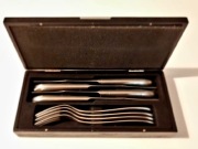 Nóż i widelec do steków, pizza, grill, zestaw 8el.