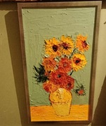 Obraz olejny Sloneczniczniki van Gogh 