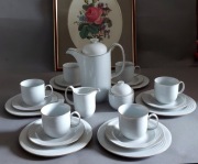Freiberger porzellan DDR. Serwis kawowy komplet.Mokko/espresso. 
