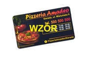 Wizytówki magnetyczne Magnesy reklamowe Pizzeria 1