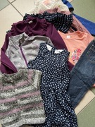 Mega paka zestaw ubrań 10 sztuk 92-98 dziewczynka