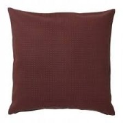 Poszewka Ypperling Ikea 50x50 cm bordowa w kropki