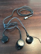 WW2 USAF TH-37 Headsets AND MICROPHONE for PILOT Flight Helmets