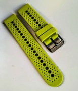 Pasek do smartwatch 22 mm Limonkowozielony Wodoodporny Lime Black Suunto 