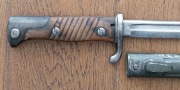 Pruski bagnet M.1898 n.A. ze stalową pochwą