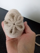 Jajko wielkanocne ze sznurka styl boho 