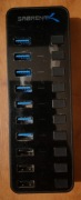 HUB 7 portów USB 3.0 amerykańskiej firmy SABRENT