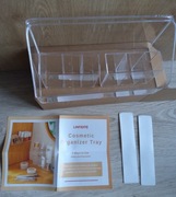 Nowy przezroczysty organizer na kosmetyki pudełko pojemnik 