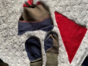 H&M komplet czapka rękawiczki R.1-3 lata