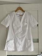 uniform mundurek żakiet spódnica komplet medyczny kosmetyczny L 42 biały