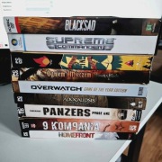 Zestaw 9 gier komputerowych PC w wydaniach kolekcjonerskich kartonowych