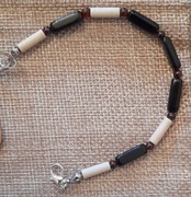 Bransoletka męska, onyks, turkus, granat