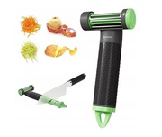 Obieraczka do warzyw i owoców Readaeer + ostrzałka do noży, stal nierdzewna