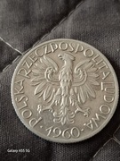 5 złotych Rybak 1960 Stan (bdb)
