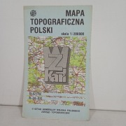 Mapa Topograficzna Polski N - 34 - XXI Olsztyn 