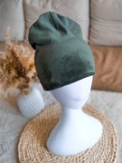 Czapka dziecięca butelkowa zieleń 