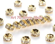 Złote elementy łączące Akcesoria Do Biżuterii