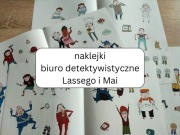 Naklejki Biuro detektywistyczne Lassego i Mai Zakamarki Martin Widmark