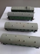 Wagony osobowe 4szt w skali tt 