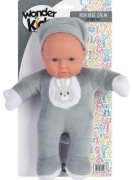 Lalka Wonder Kids Pluszowa Szary pajacyk