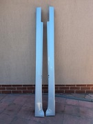 PROGI LISTWA LISTWY PROGOWE BMW 5 F10 TITANSILBER