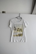 biała koszulka Miami LA Santa Cruz tshirt print S