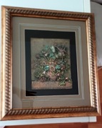 Obraz z kompozycją kwiatową 3D