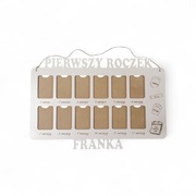 Ramka na zdjęcia, Roczek, metryczka, dla dziecka, personalizacja 