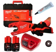 Milwaukee M12 PCSS-202C RAPTOR Obcinak do rur 4933479242, 2 aku+ład FAKTURA